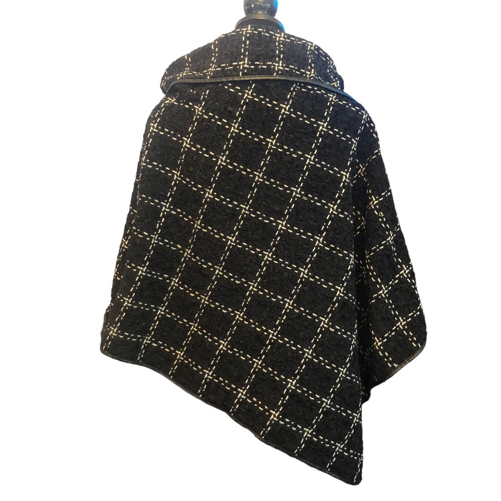 A&O International Black Checked Wrap size S/M - Picture 2 of 14